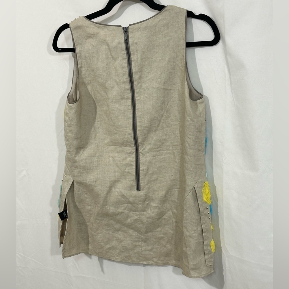 Embroidered Floral Tank Top - Multicolor - Picture 4 of 6